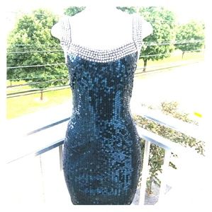 Niteline Sequin and Beaded 90's Cocktail dress